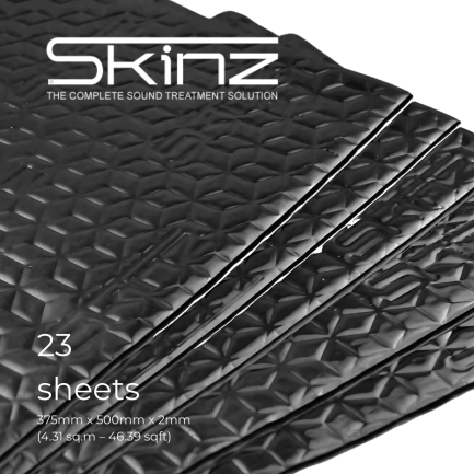 Skinz Pro Black 2mm V2 23 sheets