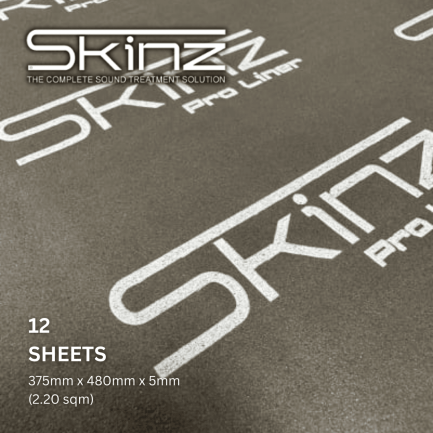 Skinz Pro Liner 5mm Dual Layer 12 sheets
