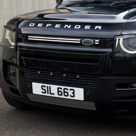 LED Front Grille Assembly for Land Rover Defender L663 - Smoked LED Strip